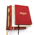 Высокий в твердом переплете A5 Custom Pu Leather Bookbook